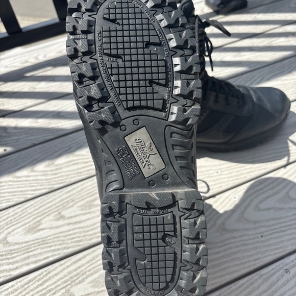 Thorogood Deuce Tactical Boots Men's Sz 14 W Black Z-Trak 8" Waterproof Side Zip - Picture 13 of 13